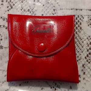 Grants vintage sewing purse red